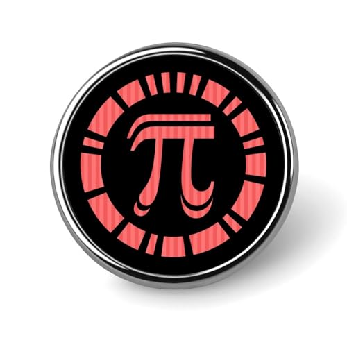 Pi 3.14 Mathe-Knopf, klein, rund, Anstecknadel, Anstecker für Tasche, 2,5 cm, Hemdzubehör Pi 3.14 Mathe-Knopf, klein, rund, Anstecknadel, Anstecker für Tasche, 2,5 cm, Hemdzubehör von HLBSDM