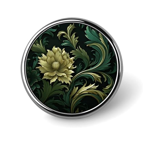 Rundes Abzeichen im Dunkelgrün- und Grün-Stil für Männer und Frauen. Langlebige, stilvolle Anstecknadeln. Leichte Metallabzeichen für Hemden, Jacken und Hüte. Rundes Abzeichen im Dunkelgrün- und Grün-Stil für Männer und Frauen. Langlebige, stilvolle Anstecknadeln. Leichte Metallabzeichen für Hemden, Jacken und Hüte. von HLBSDM