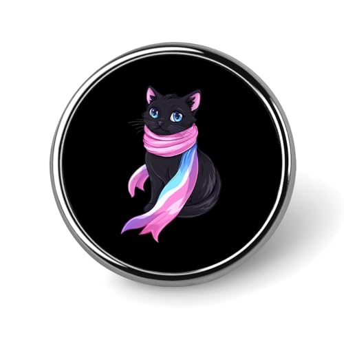 Transgender-Schal, Katze, kleiner runder Knopf, Anstecknadeln, Anstecker für Tasche, 2,5 cm, Hemdzubehör Transgender-Schal, Katze, kleiner runder Knopf, Anstecknadeln, Anstecker für Tasche, 2,5 cm, Hemdzubehör von HLBSDM