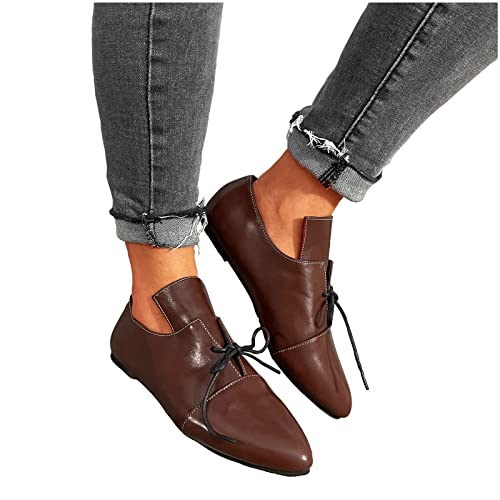 HLIYY Damen Pointed-Toe Flache Schuhe Klassische Slip on Ballerinas lässige Leder Loafer Frauen Bequeme Freizeitschuhe Elegante Leichte Flache Ballerina Atmungsaktiv Segelschuhe HLIYY Damen Pointed-Toe Flache Schuhe Klassische Slip on Ballerinas lässige Leder Loafer Frauen Bequeme Freizeitschuhe Elegante Leichte Flache Ballerina Atmungsaktiv Segelschuhe von HLIYY