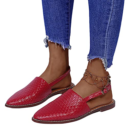 HLIYY Damen Slip On Slingback Pumps Pointed-Toe Flache Schuhe Lässige Freizeitschuhe Geschlossene Flache Ballerinas Elegante Leichte Klassische Bootsschuhe Low Top Slippers für Frauen HLIYY Damen Slip On Slingback Pumps Pointed-Toe Flache Schuhe Lässige Freizeitschuhe Geschlossene Flache Ballerinas Elegante Leichte Klassische Bootsschuhe Low Top Slippers für Frauen von HLIYY