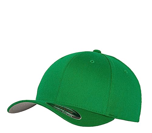 Flexfit Caps Wooly Combed Cap Delta Tartan Glen Unisex Cap Baseball XXS-XXL Basecap Mütze, XXL, 1x Pepper Green & 1x HL-Kauf Notizblock von HLKauf