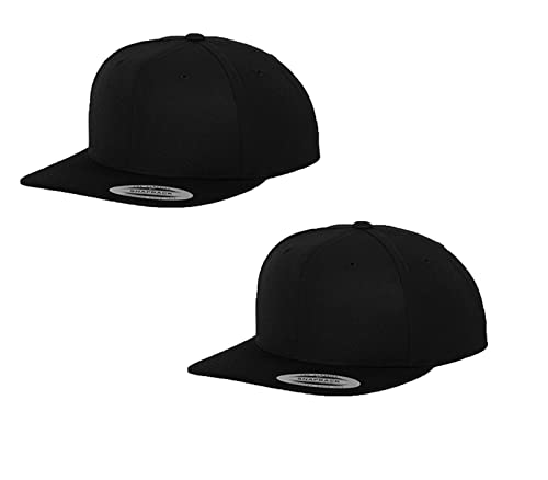 2er Flexfit Snapback Unisex Classic Cap 2-Tone Cap | viele Farbsets | Einheitsgröße | + GRATIS HLKauf Block von HLKauf