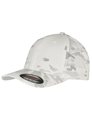 Flexfit Caps Wooly Combed Cap Delta Tartan Glen Unisex Cap Baseball XXS-XXL Basecap Mütze, L-XL, 1x Alpina Multicam & 1x HL-Kauf Notizblock von HLKauf