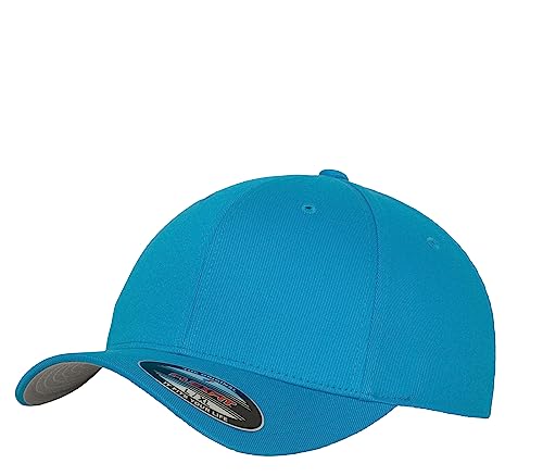 Flexfit Caps Wooly Combed Cap Delta Tartan Glen Unisex Cap Baseball XXS-XXL Basecap Mütze, L-XL, 1x Hawaiian Ocean & 1x HL-Kauf Notizblock von HLKauf