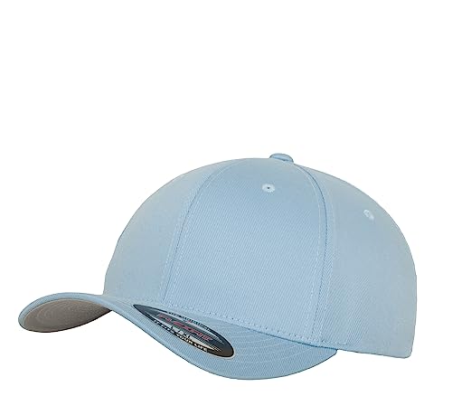 Flexfit Caps Wooly Combed Cap Delta Tartan Glen Unisex Cap Baseball XXS-XXL Basecap Mütze, L-XL, 1x Hellblau & 1x HL-Kauf Notizblock von HLKauf