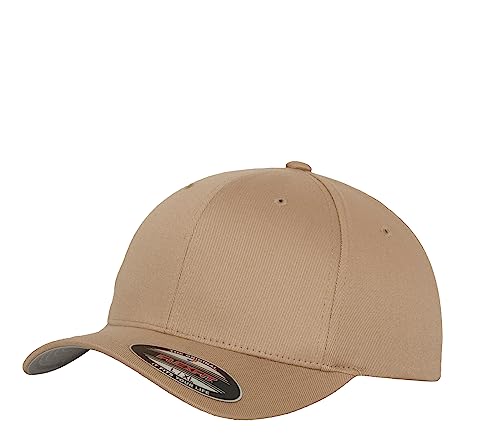 Flexfit Caps Wooly Combed Cap Delta Tartan Glen Unisex Cap Baseball XXS-XXL Basecap Mütze, L-XL, 1x Khaki & 1x HL-Kauf Notizblock von HLKauf