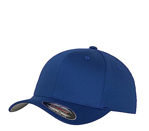 Flexfit Caps Wooly Combed Cap Delta Tartan Glen Unisex Cap Baseball XXS-XXL Basecap Mütze, L-XL, 1x Royal & 1x HL-Kauf Notizblock von HLKauf