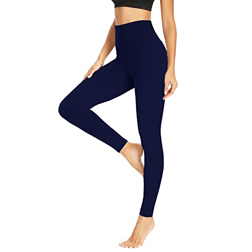 HLTPRO Leggings Damen Leggins Hose für Frauen High Waist Blickdicht Leggings Elastisch Bauchkontrolle Lang Sportleggins Yogahose für Outdoor Gym Freizeit von HLTPRO