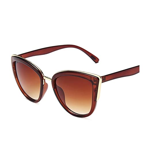 HLVDLSNI Mode klassische Sonnenbrille Frauen Retro-Frauen-Sonnenbrille Schatten Sommer Stil Luxus(C2) von HLVDLSNI