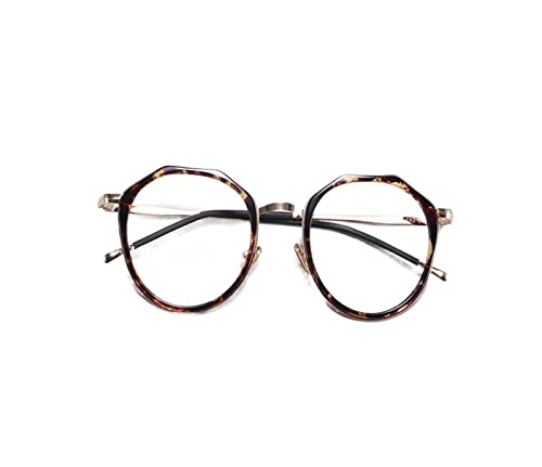 HLVDLSNI Transparente optische Brillengestell Modebrille for Frauen(Leopard) von HLVDLSNI