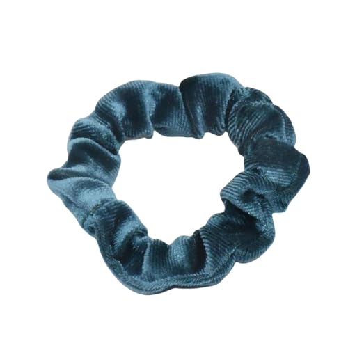 10 Stück Samt-Bubble-Scrunchies, elastische Haarbänder, dicke Scrunchy-Haarbänder, Pferdeschwanzhalter-Set für Frauen und Mädchen mit dickem Haar (colour 25,10) von HLYLDL