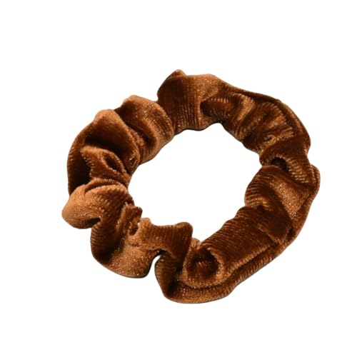 10 Stück Samt-Bubble-Scrunchies, elastische Haarbänder, dicke Scrunchy-Haarbänder, Pferdeschwanzhalter-Set für Frauen und Mädchen mit dickem Haar (colour 34,10) von HLYLDL
