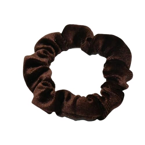 10 Stück Samt-Bubble-Scrunchies, elastische Haarbänder, dicke Scrunchy-Haarbänder, Pferdeschwanzhalter-Set für Frauen und Mädchen mit dickem Haar (colour 35,10) von HLYLDL