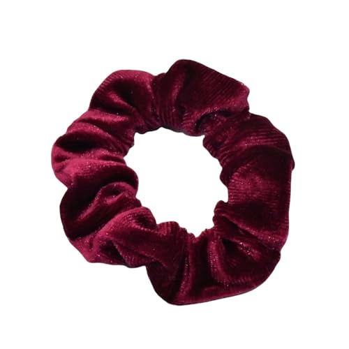10 Stück Samt-Bubble-Scrunchies, elastische Haarbänder, dicke Scrunchy-Haarbänder, Pferdeschwanzhalter-Set für Frauen und Mädchen mit dickem Haar (colour 38,10) von HLYLDL
