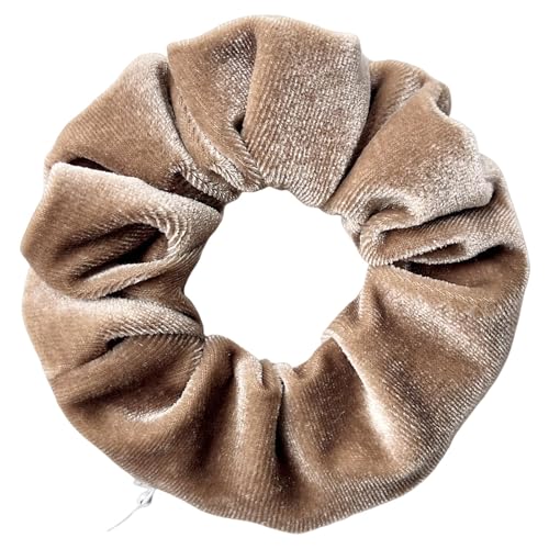 3 Stück Samt-Haargummis für Mädchen und Frauen – Original-Haargummi mit versteckter Tasche und Reißverschlussfach zur Aufbewahrung von Accessoires und kleinen Gegenständen (colour 28,3) von HLYLDL