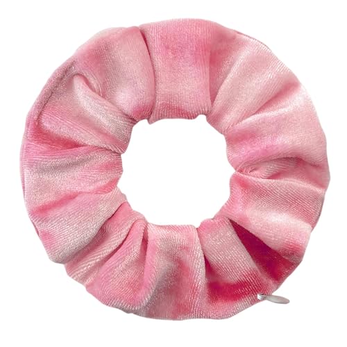 3 Stück Samt-Haargummis für Mädchen und Frauen – Original-Haargummi mit versteckter Tasche und Reißverschlussfach zur Aufbewahrung von Accessoires und kleinen Gegenständen (colour 42,3) von HLYLDL