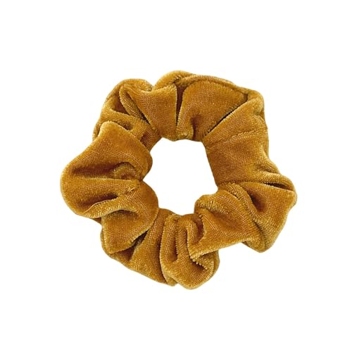 7 Stück Samt-Haargummis für Frauen, Satin-Haargummis, Premium-Qualität, einfarbige elastische dicke Bänder, weicher als Seiden für Frauen (colour 5,7) von HLYLDL