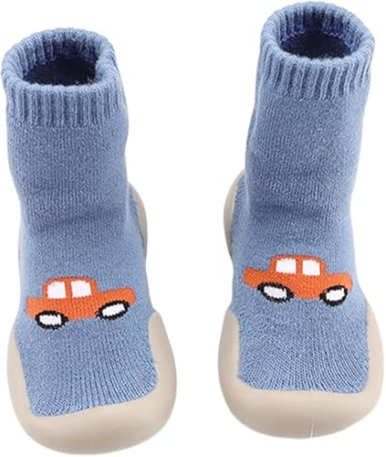 HLYWEI 1 Paar Baby Sockenschuhe Rutschfeste Warme Babybodenschuhe Weicher Stricken Kleinkind Schuhe von HLYWEI