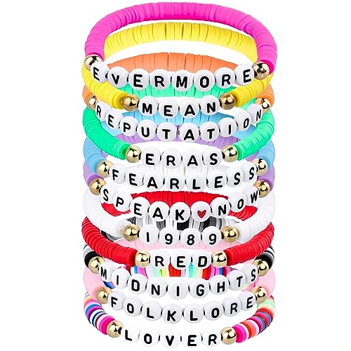 HLenyoy Freundschaft Armband Set - 11Pcs Inspiriert Sommer Strand Armbänder Einstellbare Stretch Perlen für Frauen Mädchen Zubehör HLenyoy Freundschaft Armband Set - 11Pcs Inspiriert Sommer Strand Armbänder Einstellbare Stretch Perlen für Frauen Mädchen Zubehör von HLenyoy