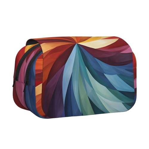 HMBGFW Bunte Palette, niedliches Federmäppchen, großes Fassungsvermögen, Büro, große Aufbewahrung, hohe Kapazität, Tasche Box Organizer von HMBGFW