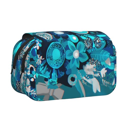 HMBGFW Federmäppchen mit Blumenstrauß, großes Fassungsvermögen, großes Fassungsvermögen, großes Fassungsvermögen, Organizer HMBGFW Federmäppchen mit Blumenstrauß, großes Fassungsvermögen, großes Fassungsvermögen, großes Fassungsvermögen, Organizer von HMBGFW