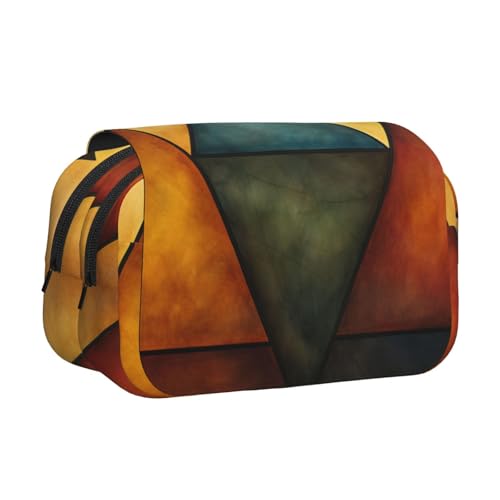 HMBGFW Federmäppchen mit Pyramidenmalerei, niedliches großes Fassungsvermögen, großes Fassungsvermögen, großes Fassungsvermögen, Organizer von HMBGFW