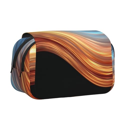 HMBGFW Federmäppchen mit großem Fassungsvermögen, Orange und Blau, Farbverlauf, großes Fassungsvermögen, große Kapazität, Organizer HMBGFW Federmäppchen mit großem Fassungsvermögen, Orange und Blau, Farbverlauf, großes Fassungsvermögen, große Kapazität, Organizer von HMBGFW