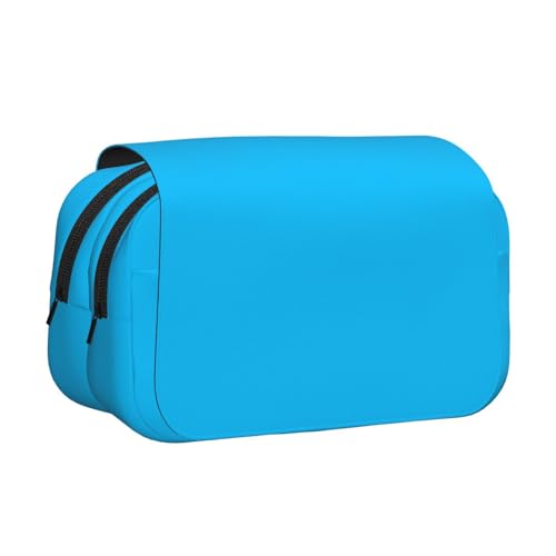 HMBGFW Federmäppchen mit großem Fassungsvermögen, großes Fassungsvermögen, hellblau, große Aufbewahrung, hohe Kapazität, Organizer von HMBGFW