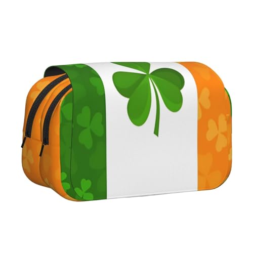 HMBGFW Federmäppchen mit irischer Flagge, großes Fassungsvermögen, großes Fassungsvermögen, großes Fassungsvermögen, Organizer HMBGFW Federmäppchen mit irischer Flagge, großes Fassungsvermögen, großes Fassungsvermögen, großes Fassungsvermögen, Organizer von HMBGFW