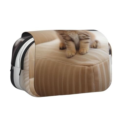 HMBGFW Federmäppchen mit niedlichem Kätzchen, großes Fassungsvermögen, großes Fassungsvermögen, großes Fassungsvermögen, Organizer HMBGFW Federmäppchen mit niedlichem Kätzchen, großes Fassungsvermögen, großes Fassungsvermögen, großes Fassungsvermögen, Organizer von HMBGFW