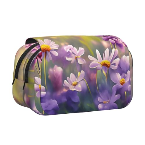 HMBGFW Federmäppchen mit schönen Blumen, großes Fassungsvermögen, großes Fassungsvermögen, große Aufbewahrung, große Kapazität, Tasche von HMBGFW