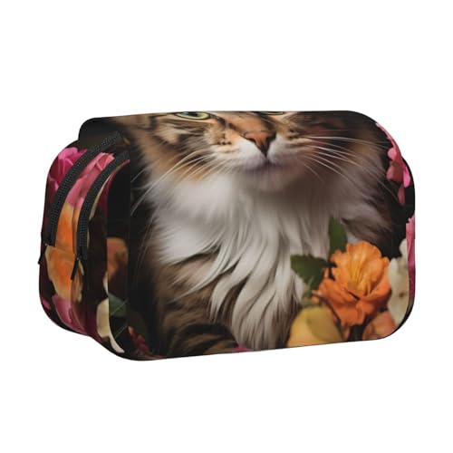 HMBGFW Niedliches Federmäppchen mit großem Fassungsvermögen, für Büro, große Aufbewahrung, hohe Kapazität, Organizer von HMBGFW