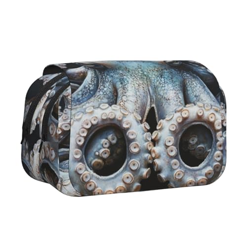 HMBGFW Octopuses Federmäppchen mit großem Fassungsvermögen, großes Fassungsvermögen, große Aufbewahrung, hohe Kapazität, Organizer von HMBGFW