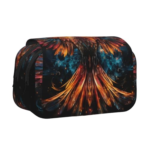 HMBGFW Phoenix Federmäppchen mit großem Fassungsvermögen, großes Fassungsvermögen, großes Fassungsvermögen, Organizer von HMBGFW