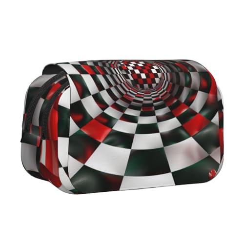 HMBGFW Quadratisches Federmäppchen mit großem Fassungsvermögen, großes Fassungsvermögen, großes Fassungsvermögen, große Aufbewahrung, große Kapazität, Tasche von HMBGFW