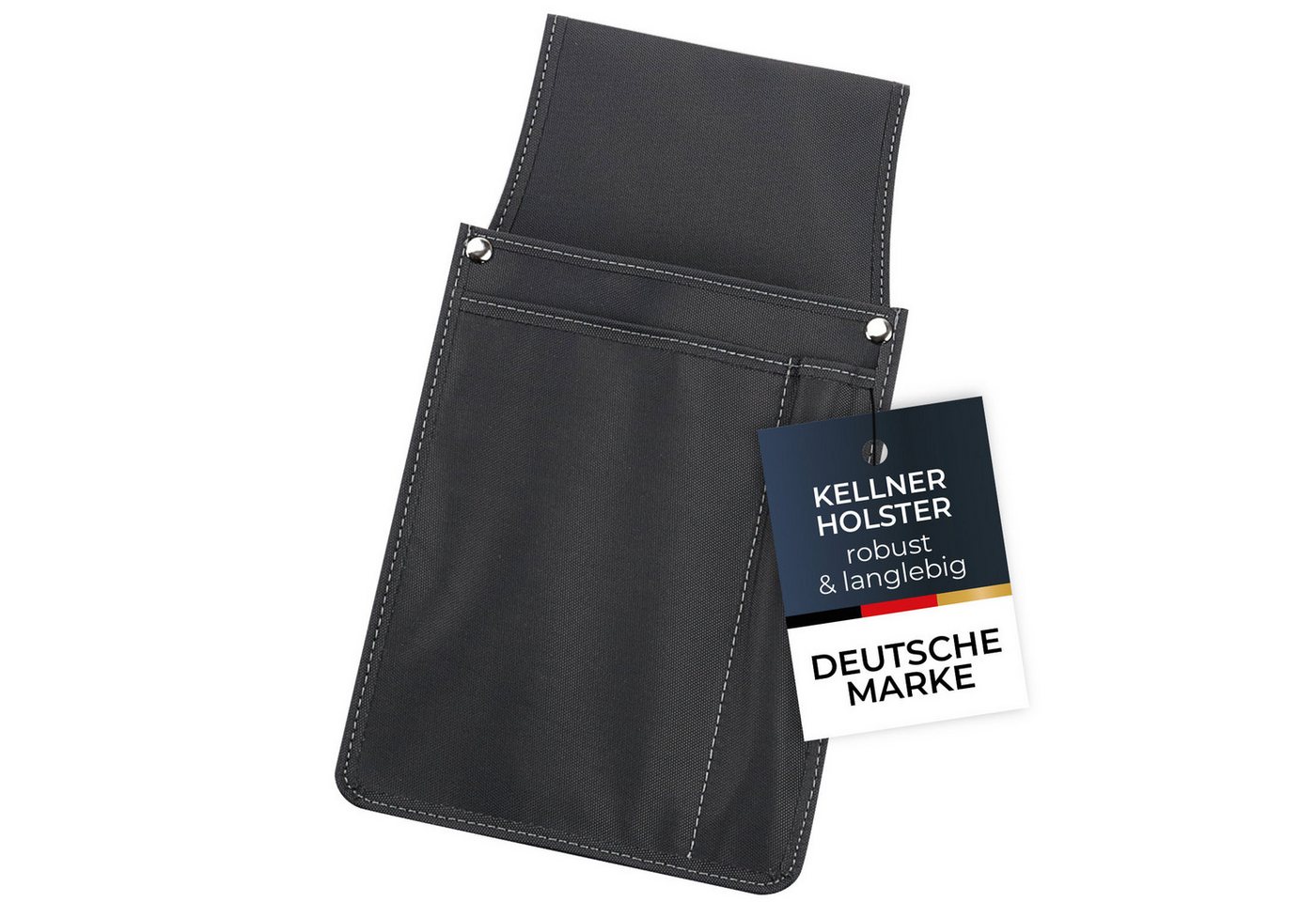HMF Kellnerbörse Kellnertaschen Halfter, Holster für Kellnerbörsen, 14 cm x 26 cm x 5,5 cm, schwarz von HMF