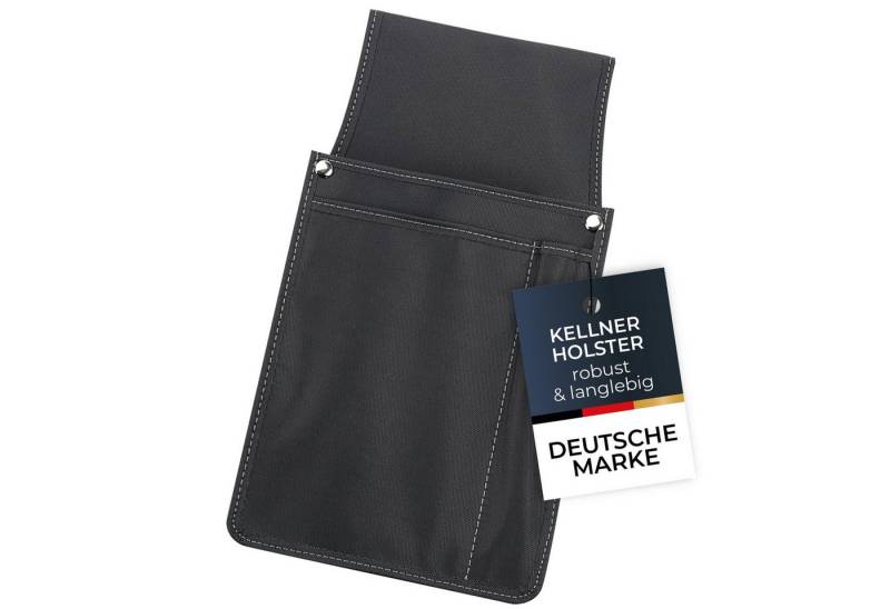 HMF Kellnerbörse Kellnertaschen Halfter, Holster für Kellnerbörsen, 14 cm x 26 cm x 5,5 cm, schwarz von HMF