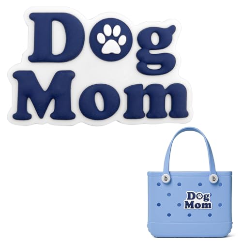 HMGES Hunde-Mam-Anhänger für Bogg Bag – niedlicher Haustierliebhaber, PVC-Einsatz, Zubehör für Gummi-Strandtasche, personalisierte Dekoration für Frauen und Mütter, passend für die meisten Marken und von HMGES