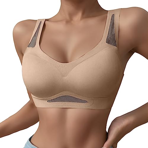 Damen Bustier Nahtlos Wmbra Haltungskorrektur Bh Ohne Bügel Weicher Damen Push Up BH Ultimate Lifter Stretch Trägerloser Bh Gepolstert Atmungsaktiver und Leichter Klassische Bustier Papierdünner BH von HMLTD