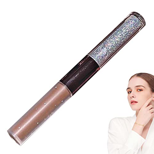 Double Head flüssiger Lidschatten | 2 in 1 Glitzer-Lidschatten | Liquid High Pigments Gloss Sparkling Shimmer Sparkle Glow Lidschatten Glänzendes Make-up Hmltd von HMLTD