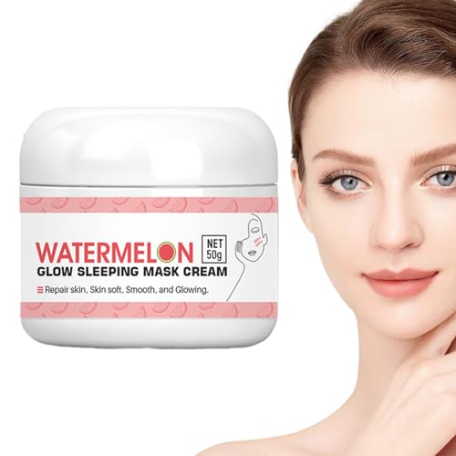 Feuchtigkeitsspendende Gelmaske | Sleeping Masque Gesichtsaufhellende Creme ohne Ausspülen | Gesichtsfeuchtigkeitscremes für Mädchen für Zuhause, Schlafsaal, Reisen, Urlaub, Geschäftsreisen Hmltd von HMLTD