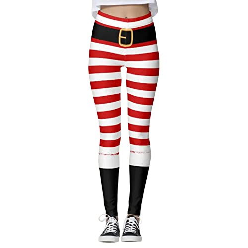 HMLTD Damen Leggings Weihnachten Weihnachtsstrumpfhose Weihnachten Hose Christmas Kostüm Weihnachten Geschenke für Frauen Mädchen Weihnachten Neujahr von HMLTD