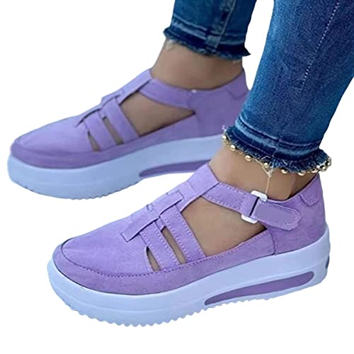 HMLTD Orthopädische Sandalen,Wanderschuhe mit dickem Boden | Swezida Damen Lässige Wanderschuhe, Lässige Sandalen für Sport, Gartenarbeit von HMLTD