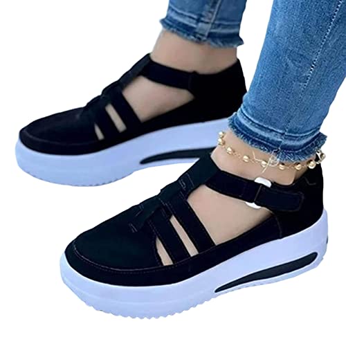 HMLTD Orthopädische Sandalen,Wanderschuhe mit dickem Boden | Swezida Damen Lässige Wanderschuhe, Lässige Sandalen für Sport, Gartenarbeit von HMLTD