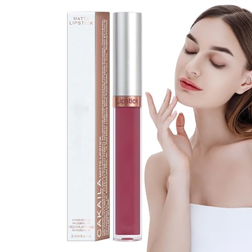 Langanhaltender Lippenfleck - Samtmatte Lippenstifte für Frauen,Lippenstift in Nude und Rot, wischfest, langlebig und nicht klebrig, professionelle Lippenkosmetik für natürliches Lippen-Make-up Hmltd von HMLTD