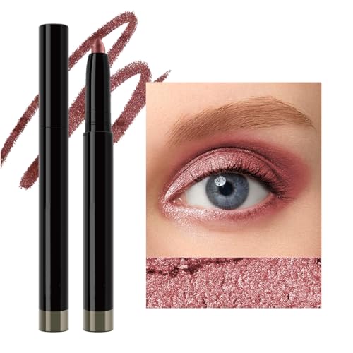 Lidschattenstiftstift - Wasserfester, wischfester Perlglanz-Lidschattenstift, Augen-Make-up-Lidschatten - Lidschatten-Eyeliner-Stift, liegender Seidenraupenstift für Date, Party Hmltd von HMLTD