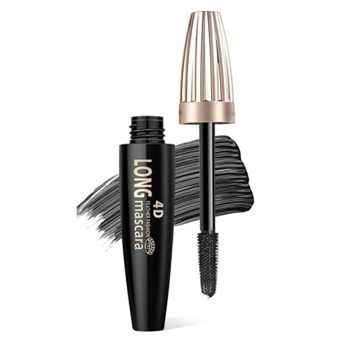 Mascara Black Volumen und Länge,Volumen-Mascara - Wasserfestes Mascara-Make-up, voluminös, verlängernd, definierend, kräuselnd, vervielfachend, aufbaubare Formel, kein Verschmieren Hmltd von HMLTD