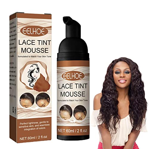 Spitzen-Tönungsspray Für Perücken, Spitzen-Tönungsmousse, Sofortiger Wurzel-Concealer, Wasserbeständig, Langanhaltend, Haar-Concealer-Spray Für Damenhaar-Perücken, Natürliches Finish, 60 l. Oz von HMLTD