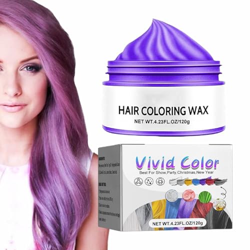 Temporäres Haarwachs - Natürliche milde Haarfarbe - Temporäres Haarfärbemittel für DIY-Frisuren für Kinder, Männer und Frauen, farbiges Haarwachs für Frauen und Männer, Party, Cosplay, Hmltd von HMLTD